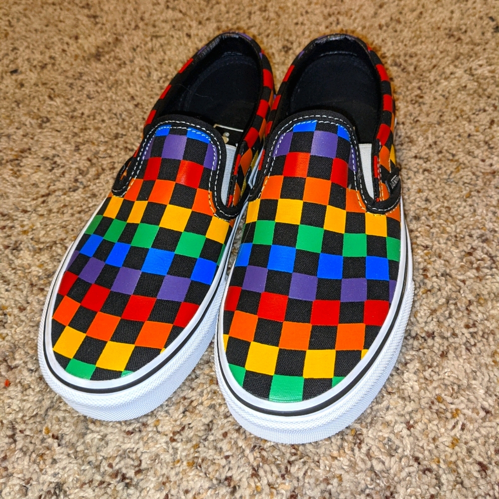 Vans slip ons (size 4 men's, 5.5 women's)